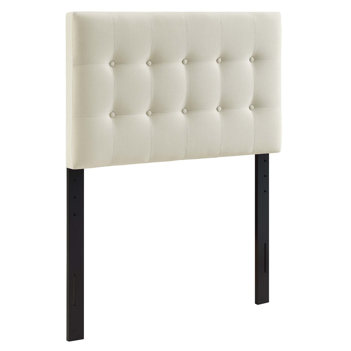 Emily Upholstered Fabric Twin Headboard by Modway Ivory MOD-5176-IVO