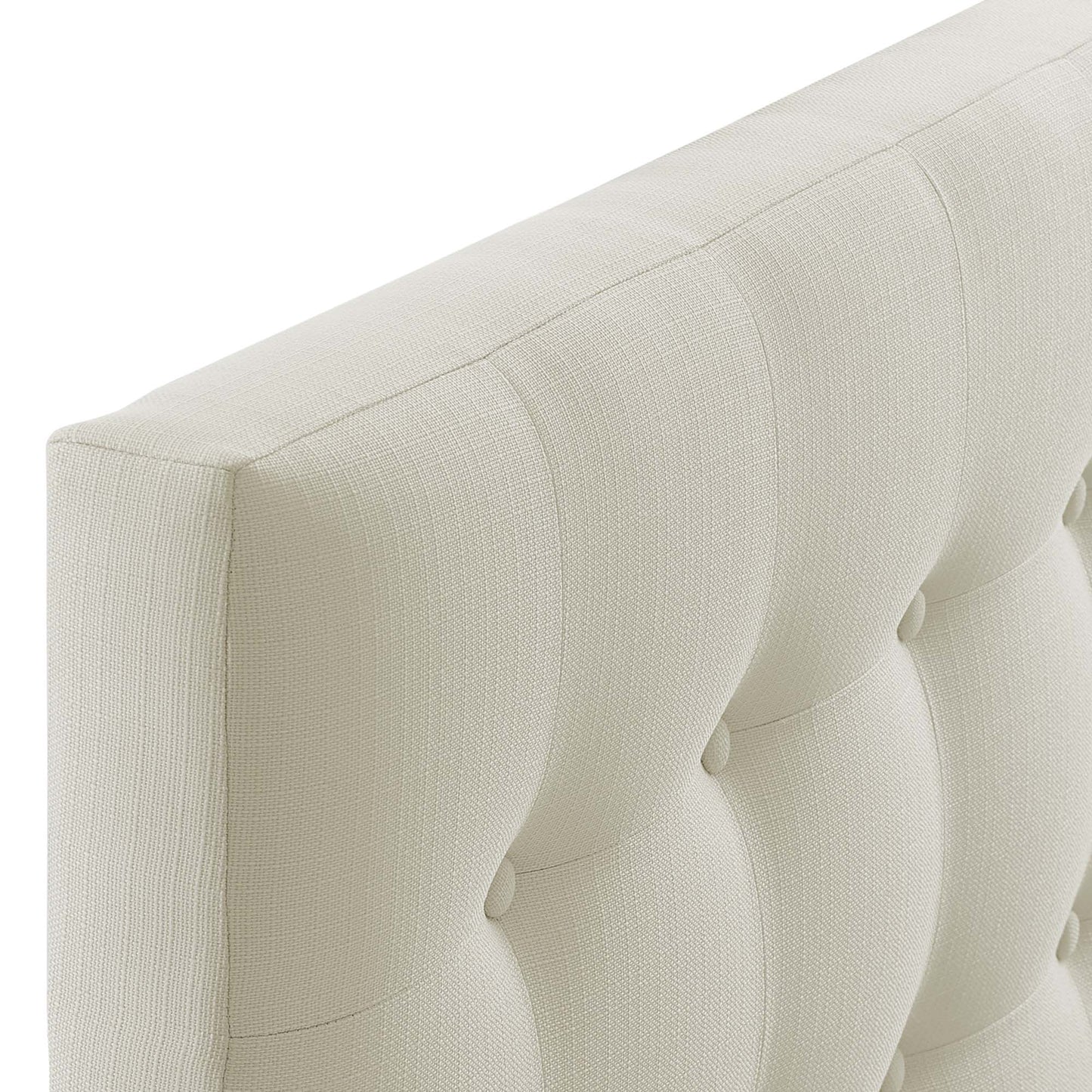 Emily Upholstered Fabric Twin Headboard by Modway Ivory MOD-5176-IVO