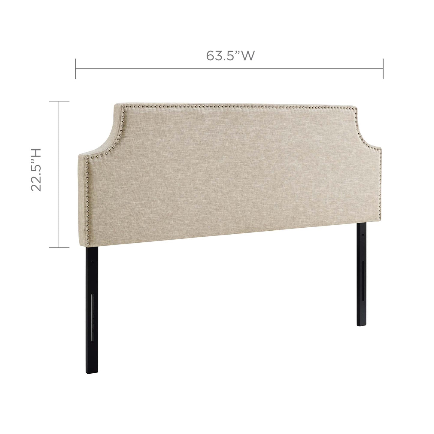 Laura Upholstered Fabric Headboard by Modway