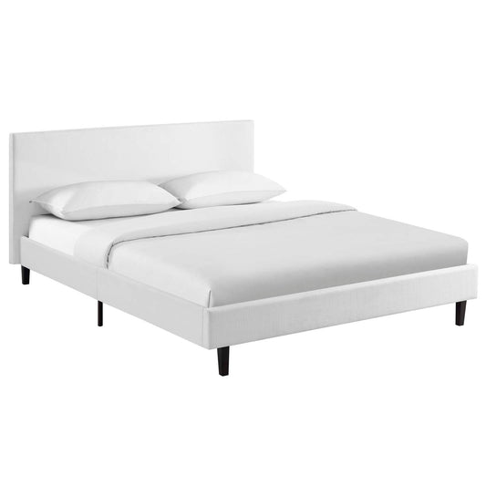 Anya Fabric Full Bed by Modway MOD-5418-WHI