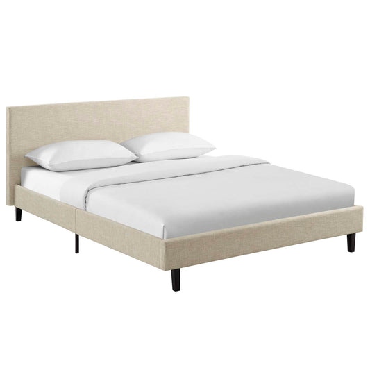 Anya Fabric Queen Bed by Modway MOD-5420-BEI
