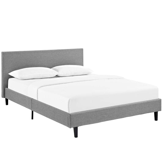 Anya Fabric Queen Bed by Modway MOD-5420-LGR
