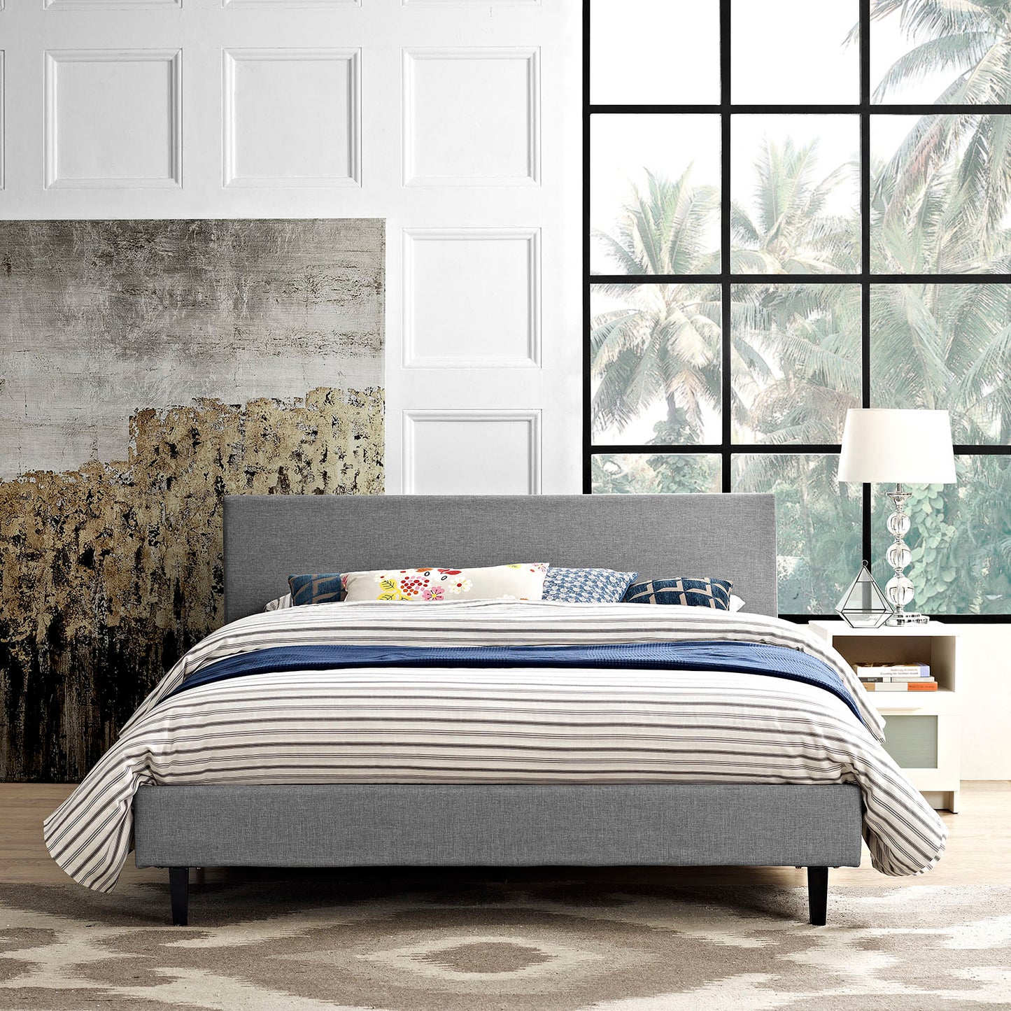 Anya Fabric Bed by Modway