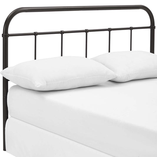 Serena Queen Steel Headboard by Modway Brown MOD-5536-BRN