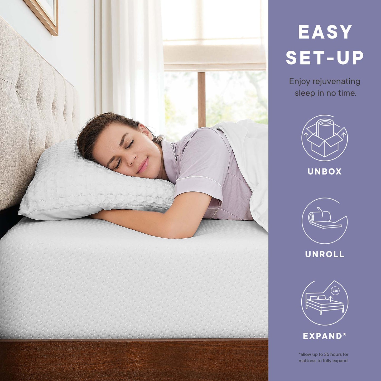 Mila 6" Queen Mattress by Modway MOD-5735-WHI