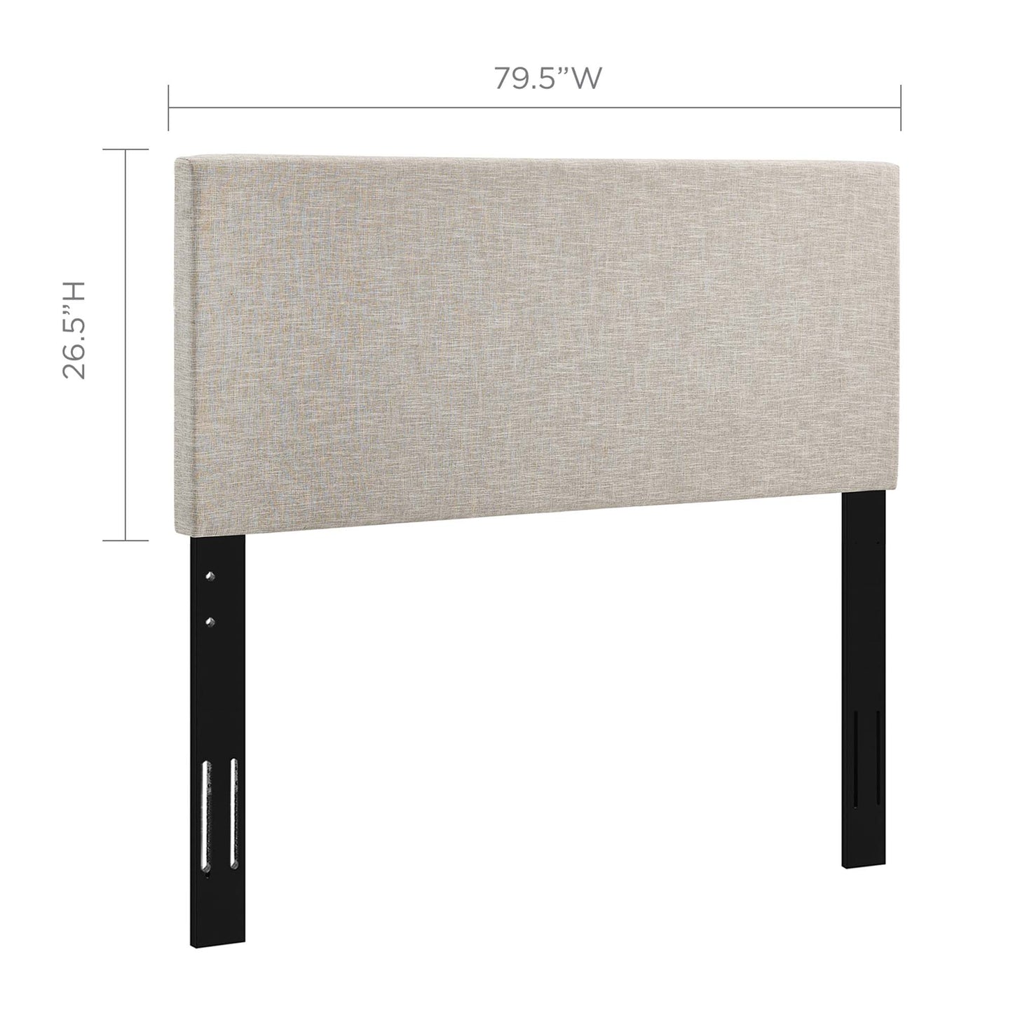 Taylor Upholstered Linen Fabric Headboard by Modway