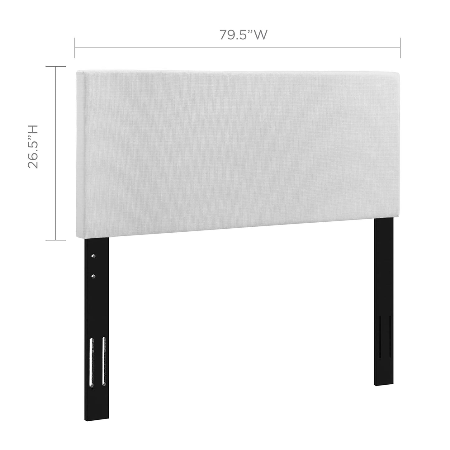 Taylor Upholstered Linen Fabric Headboard by Modway