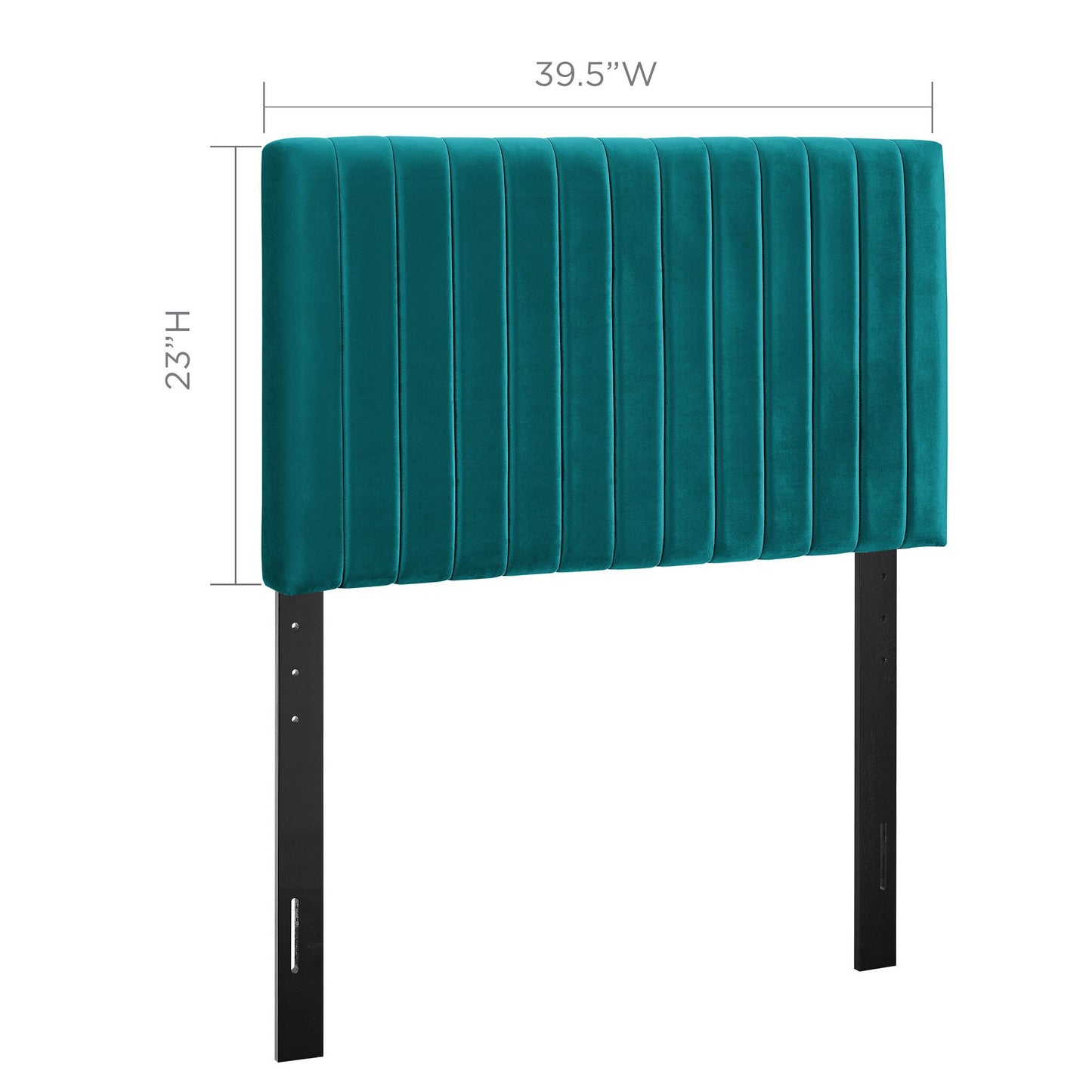 Keira Performance Velvet Twin Headboard by Modway MOD-6093-TEA