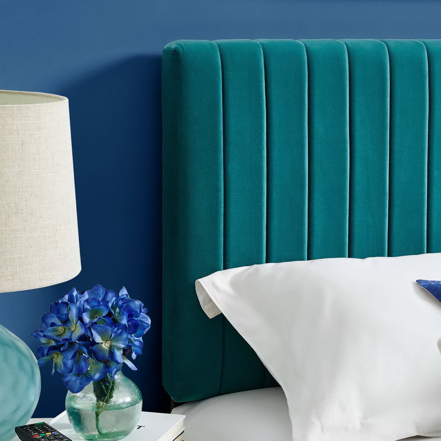 Keira Performance Velvet Full / Queen Headboard by Modway MOD-6095-TEA