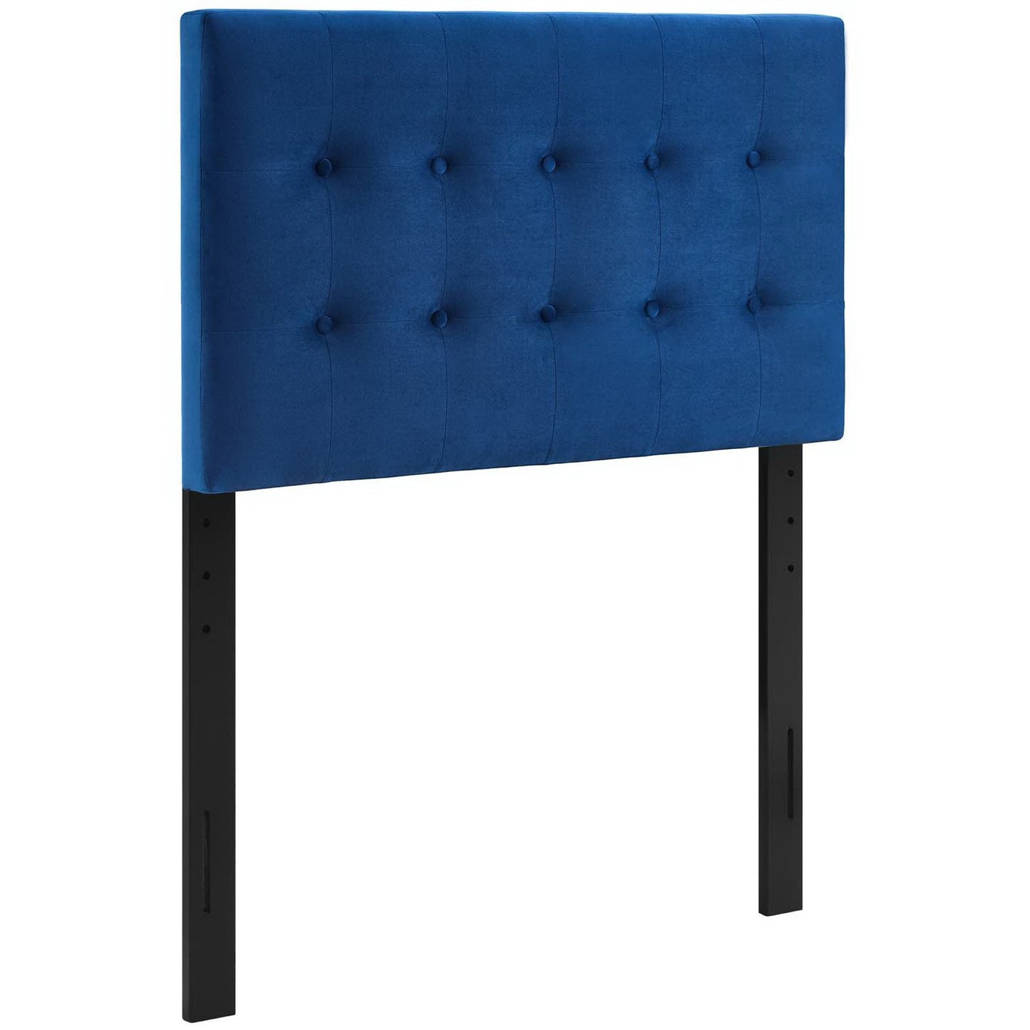 Emily Biscuit Tufted Performance Velvet Twin Headboard by Modway MOD-6114-NAV