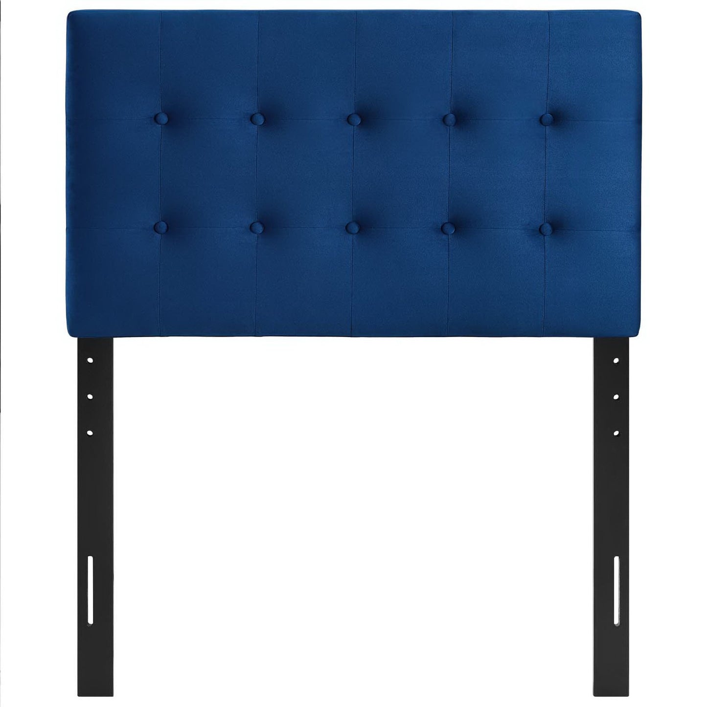 Emily Biscuit Tufted Performance Velvet Twin Headboard by Modway MOD-6114-NAV