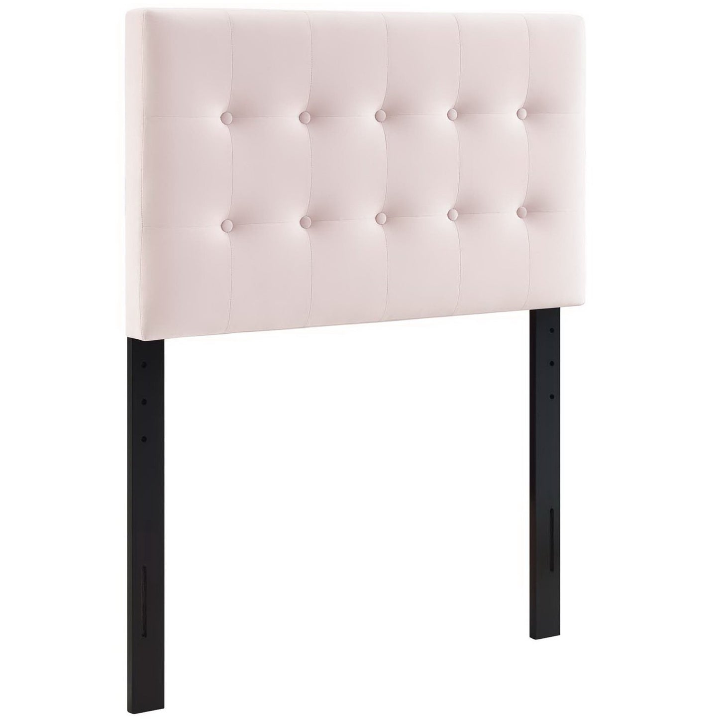 Emily Biscuit Tufted Performance Velvet Twin Headboard by Modway MOD-6114-PNK