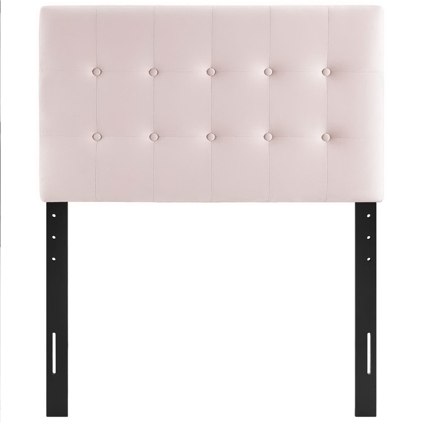 Emily Biscuit Tufted Performance Velvet Twin Headboard by Modway MOD-6114-PNK