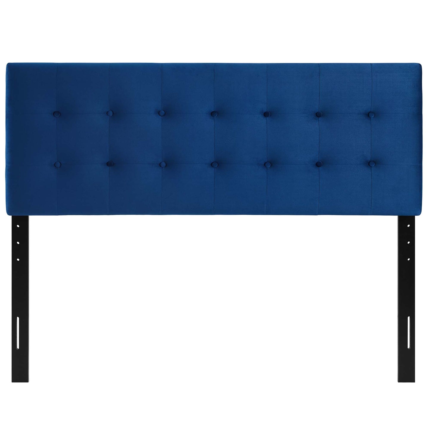 Emily Biscuit Tufted Performance Velvet Queen Headboard by Modway MOD-6116-NAV