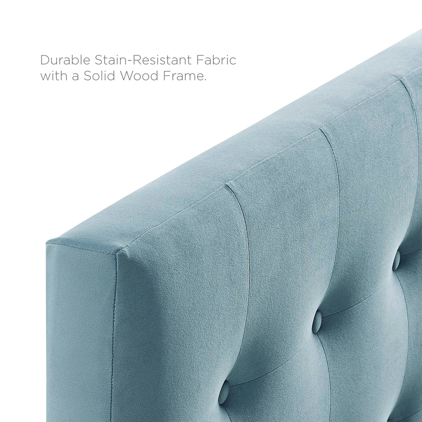 Emily Biscuit Tufted Performance Velvet King Headboard by Modway MOD-6117-LBU