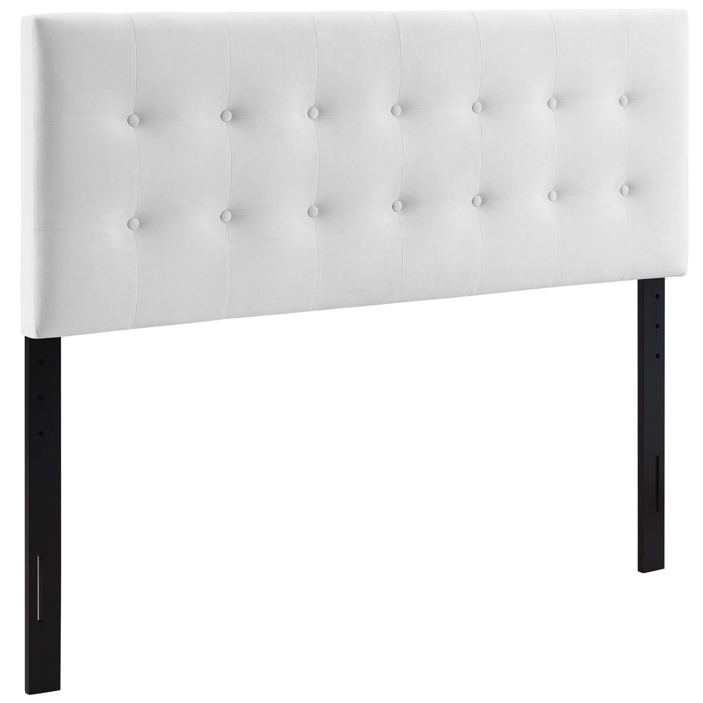 Emily Biscuit Tufted Performance Velvet King Headboard by Modway MOD-6117-WHI