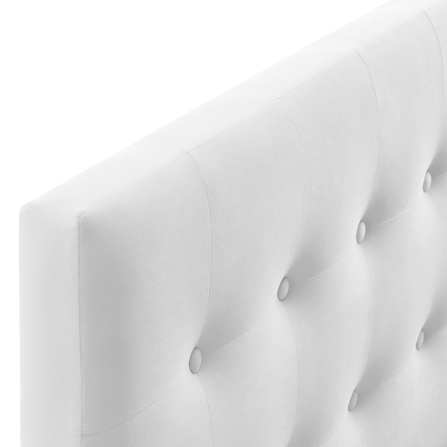 Emily Biscuit Tufted Performance Velvet King Headboard by Modway MOD-6117-WHI
