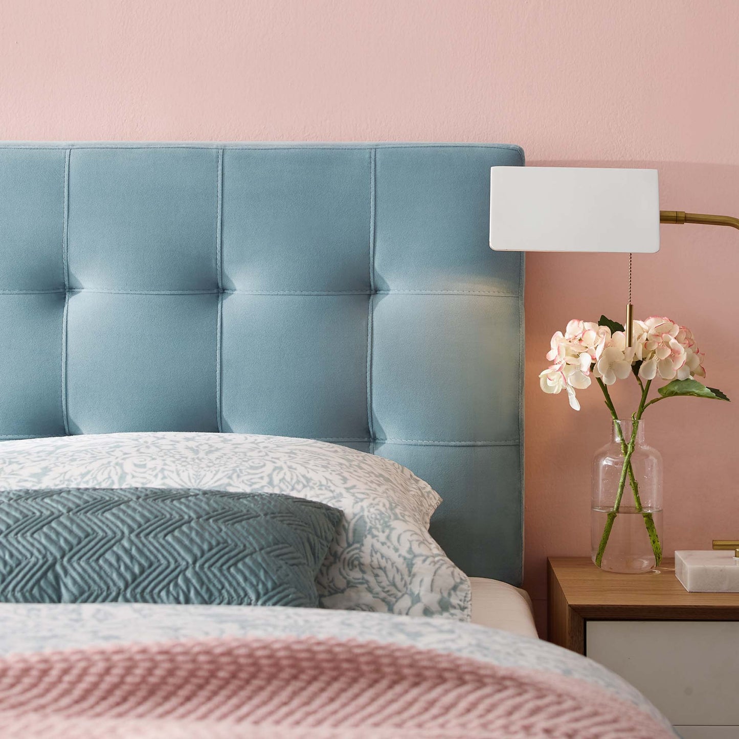 Lily Biscuit Tufted Performance Velvet Full Headboard by Modway MOD-6119-LBU