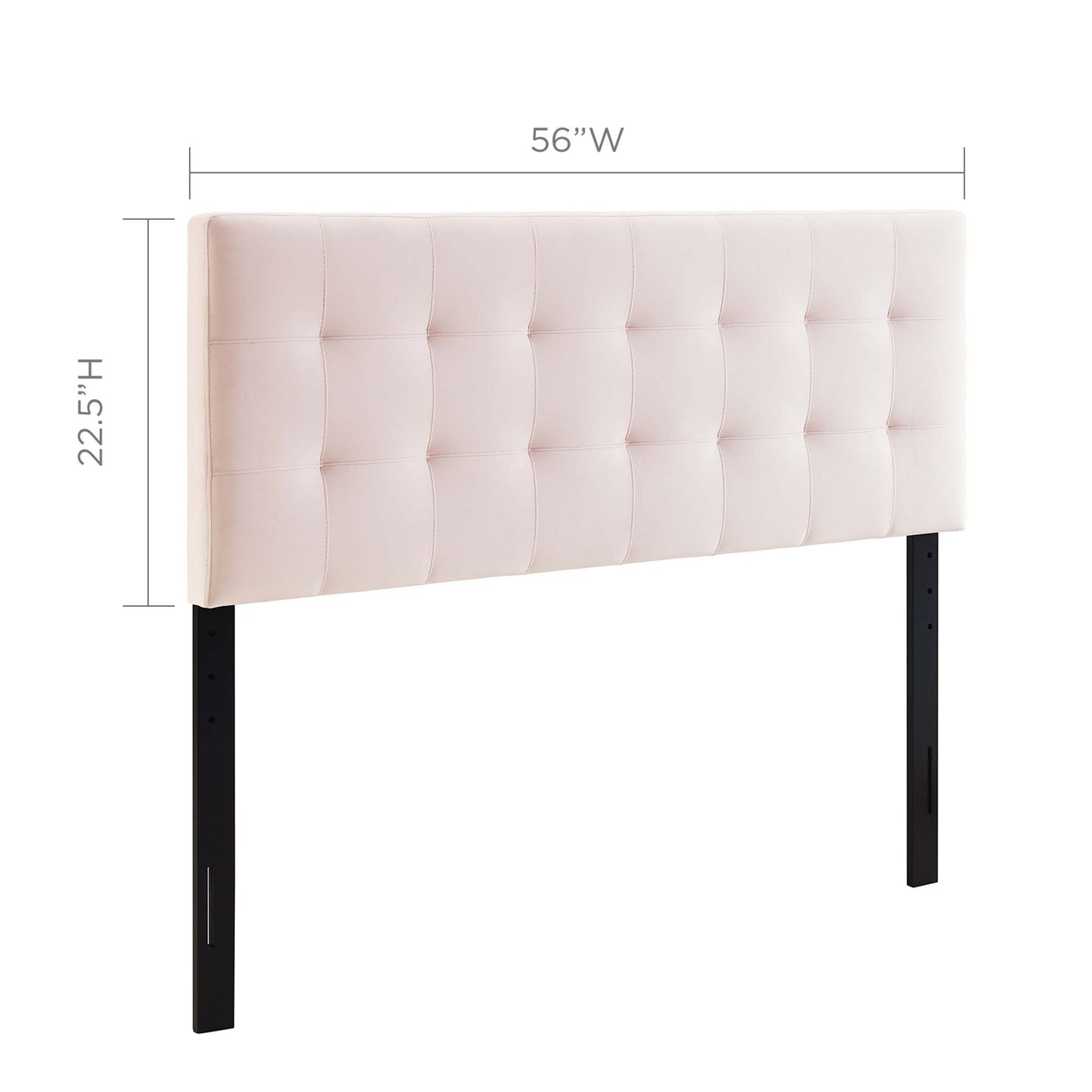 Lily Biscuit Tufted Performance Velvet Full Headboard by Modway MOD-6119-PNK