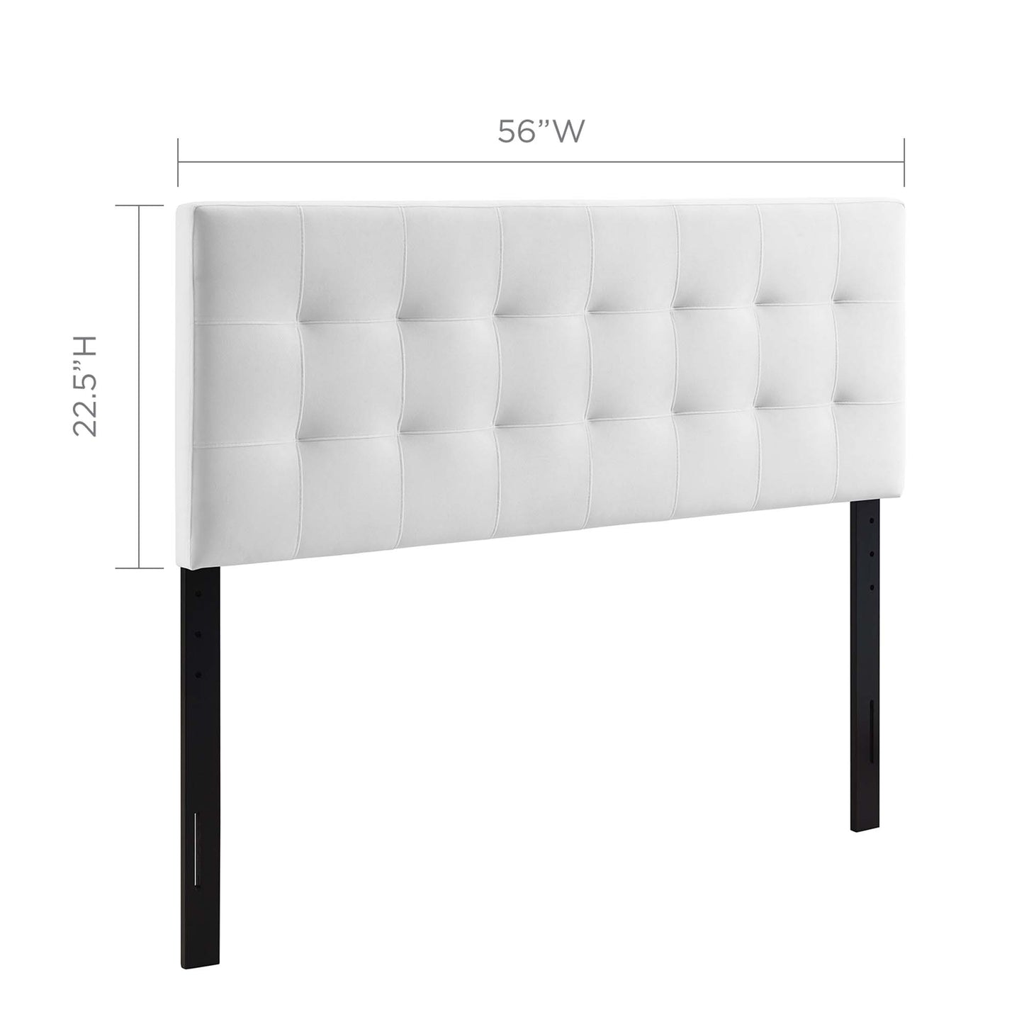 Lily Biscuit Tufted Performance Velvet Full Headboard by Modway MOD-6119-WHI