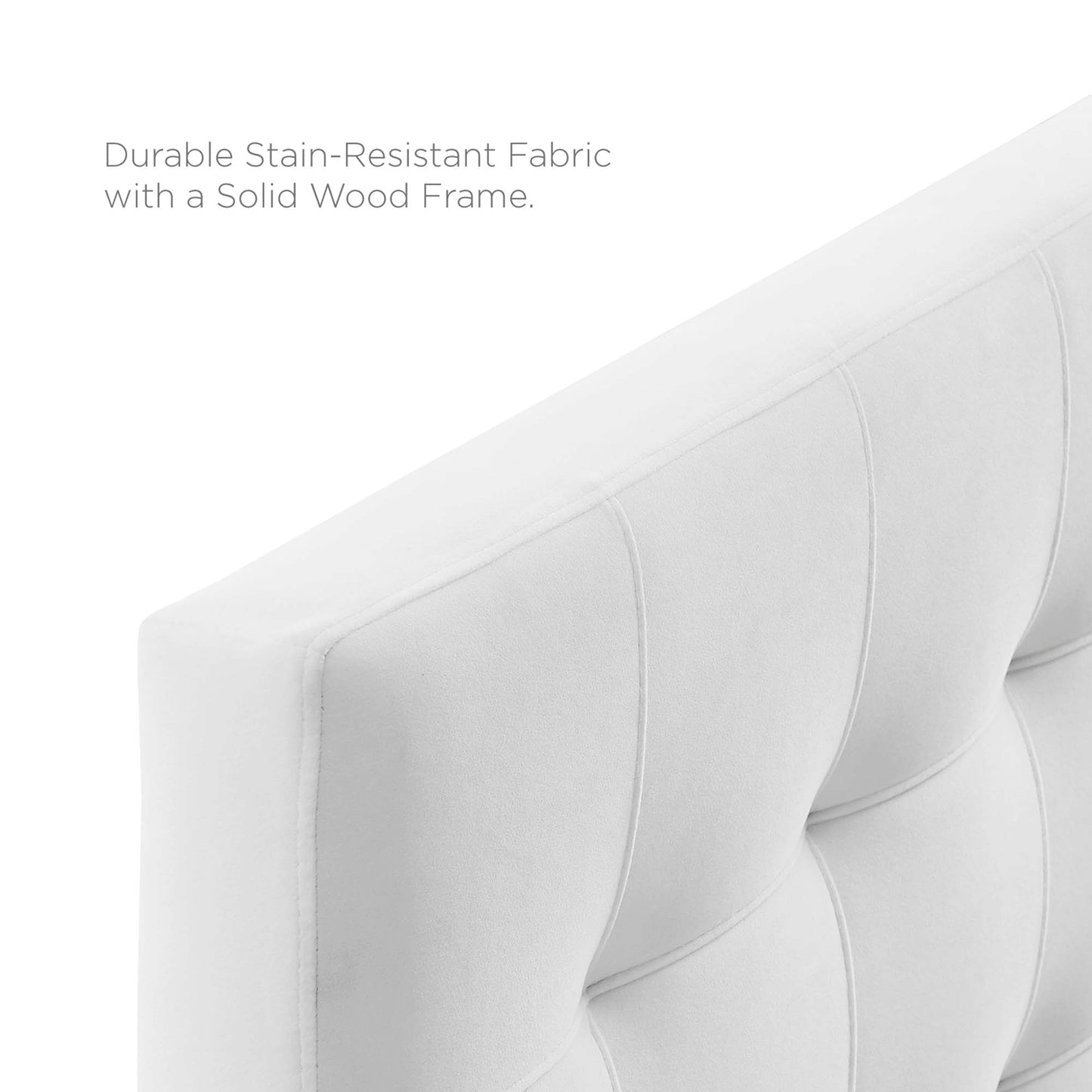 Lily Biscuit Tufted Performance Velvet Full Headboard by Modway MOD-6119-WHI