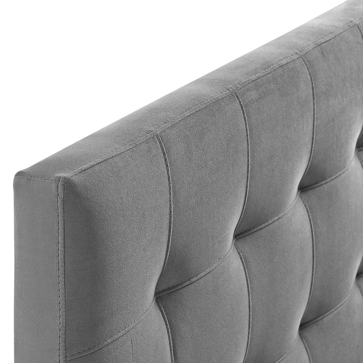 Lily Biscuit Tufted Performance Velvet King Headboard by Modway MOD-6121-GRY