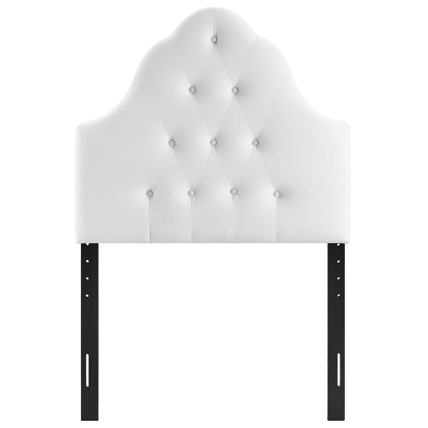 Sovereign Diamond Tufted Performance Velvet Twin Headboard by Modway MOD-6122-WHI