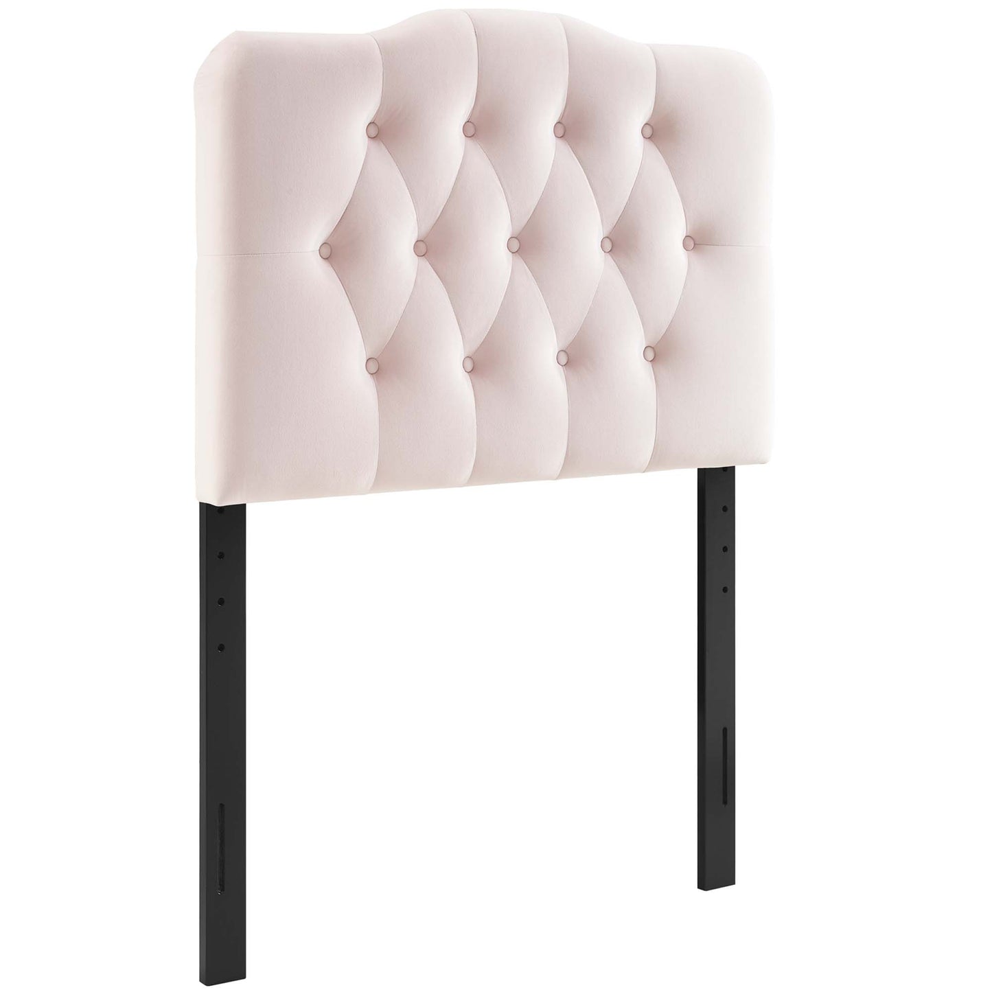 Annabel Diamond Tufted Performance Velvet Twin Headboard by Modway MOD-6126-PNK