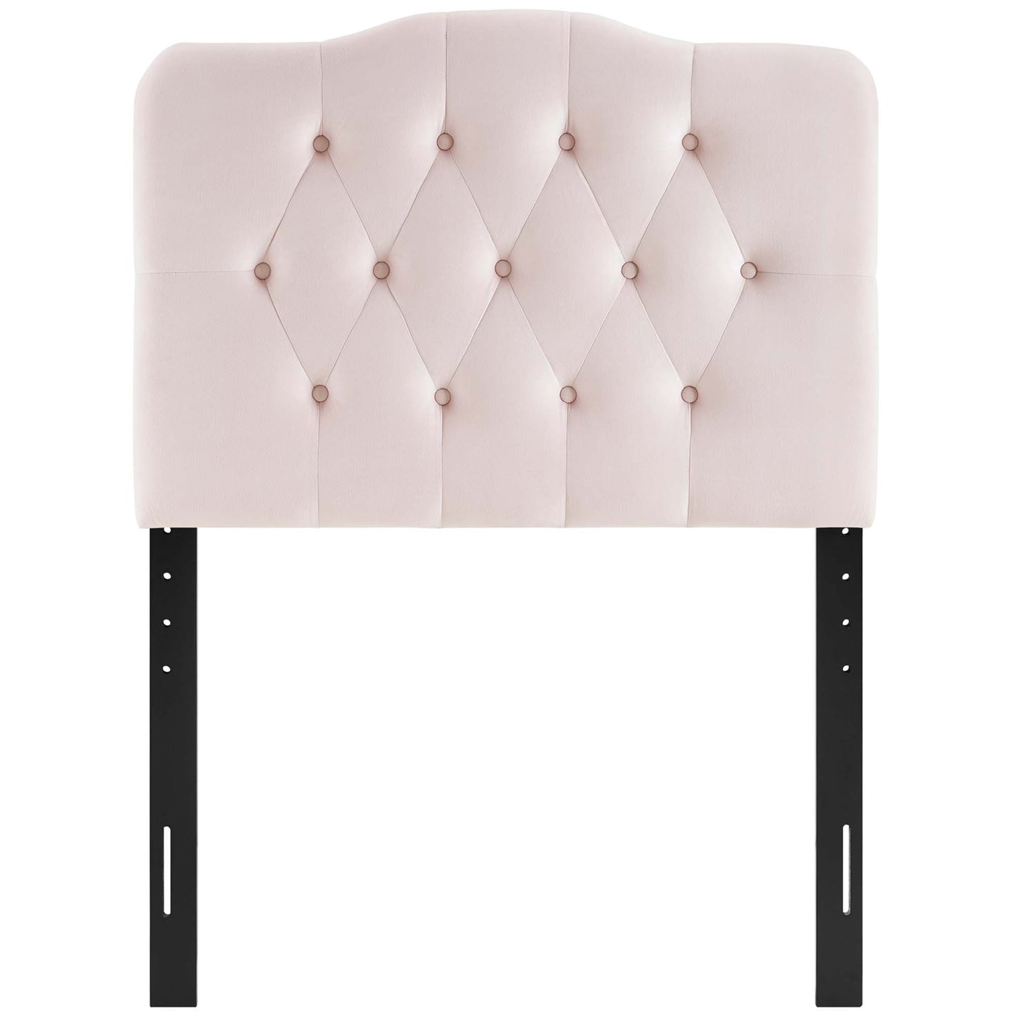 Annabel Diamond Tufted Performance Velvet Twin Headboard by Modway MOD-6126-PNK