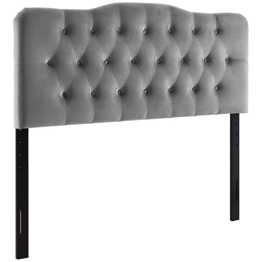 Annabel Diamond Tufted Performance Velvet King Headboard by Modway MOD-6127-GRY
