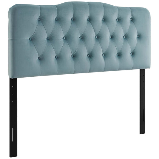 Annabel Diamond Tufted Performance Velvet Full Headboard by Modway MOD-6128-LBU