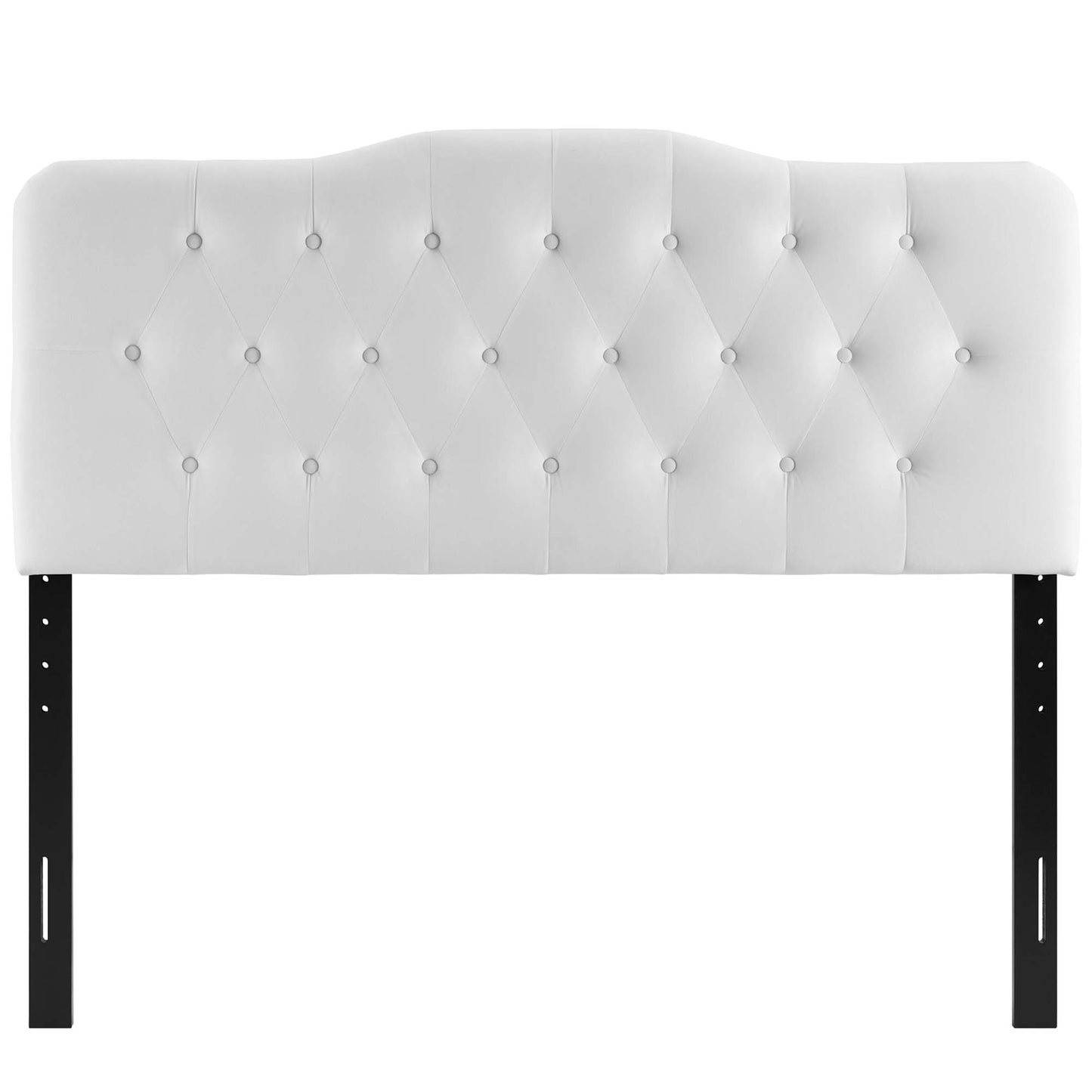 Annabel Diamond Tufted Performance Velvet Full Headboard by Modway MOD-6128-WHI