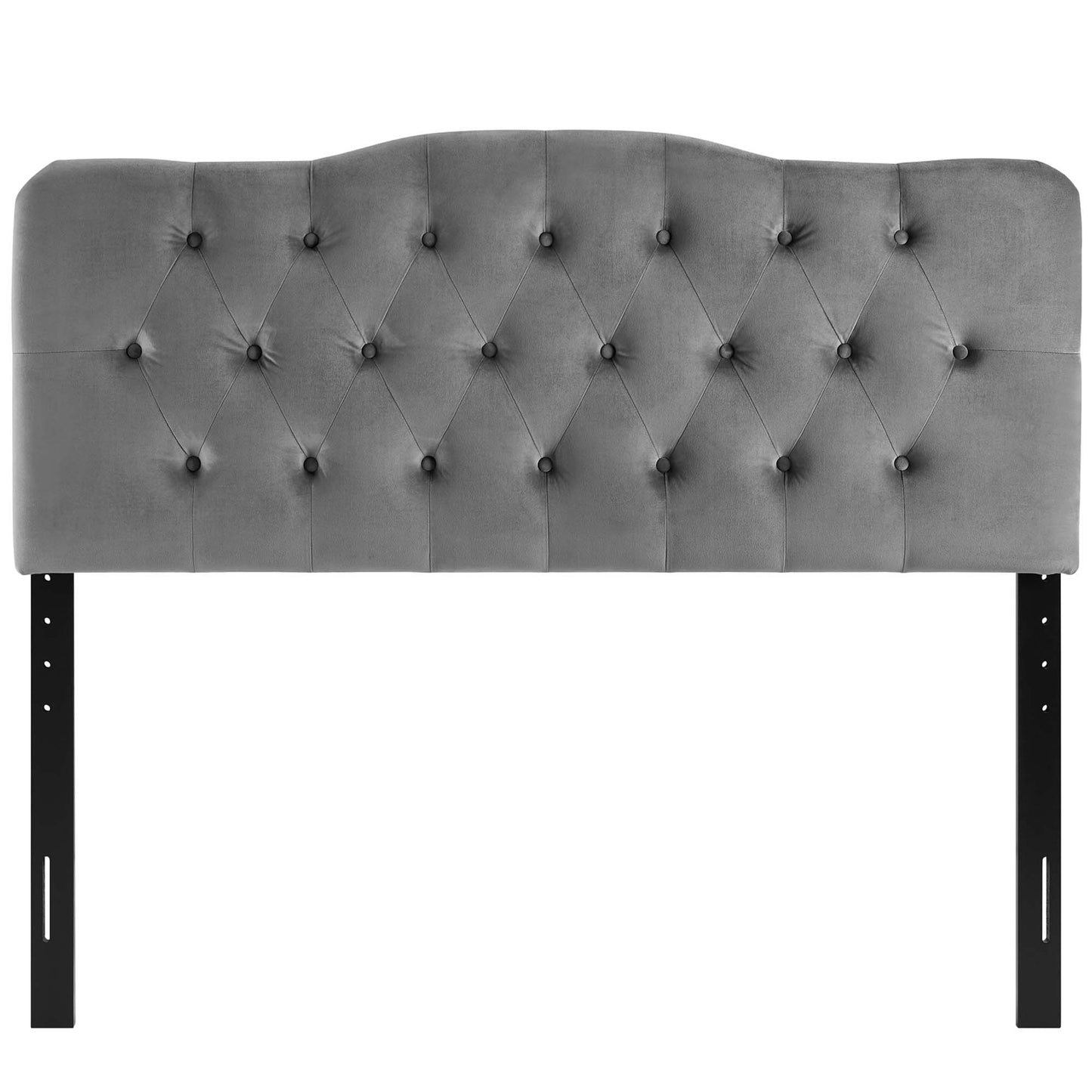 Annabel Diamond Tufted Performance Velvet Queen Headboard by Modway MOD-6129-GRY