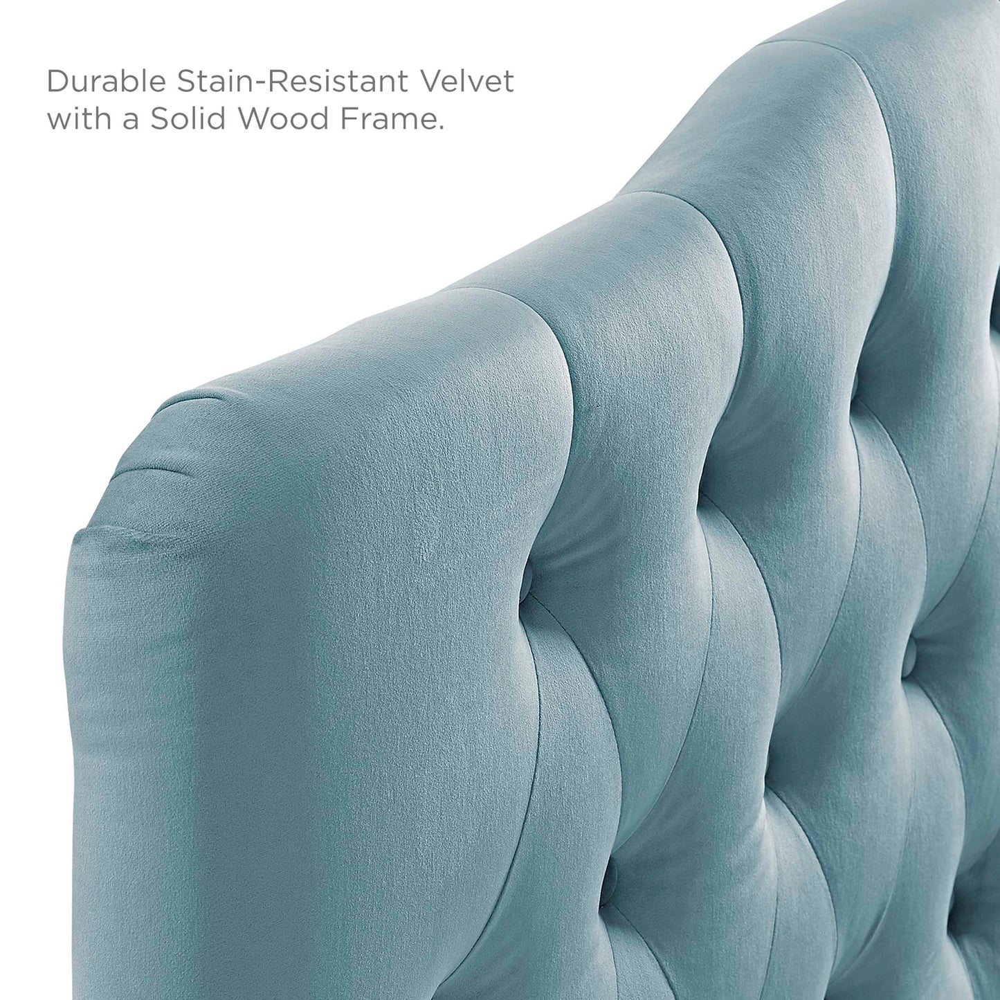 Annabel Diamond Tufted Performance Velvet Queen Headboard by Modway MOD-6129-LBU