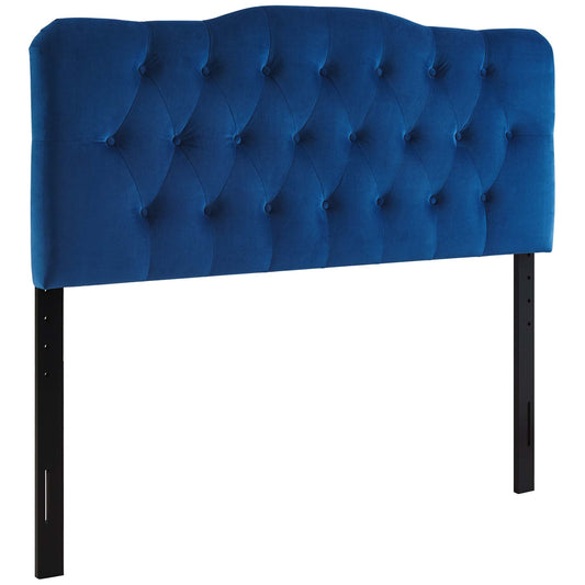 Annabel Diamond Tufted Performance Velvet Queen Headboard by Modway MOD-6129-NAV