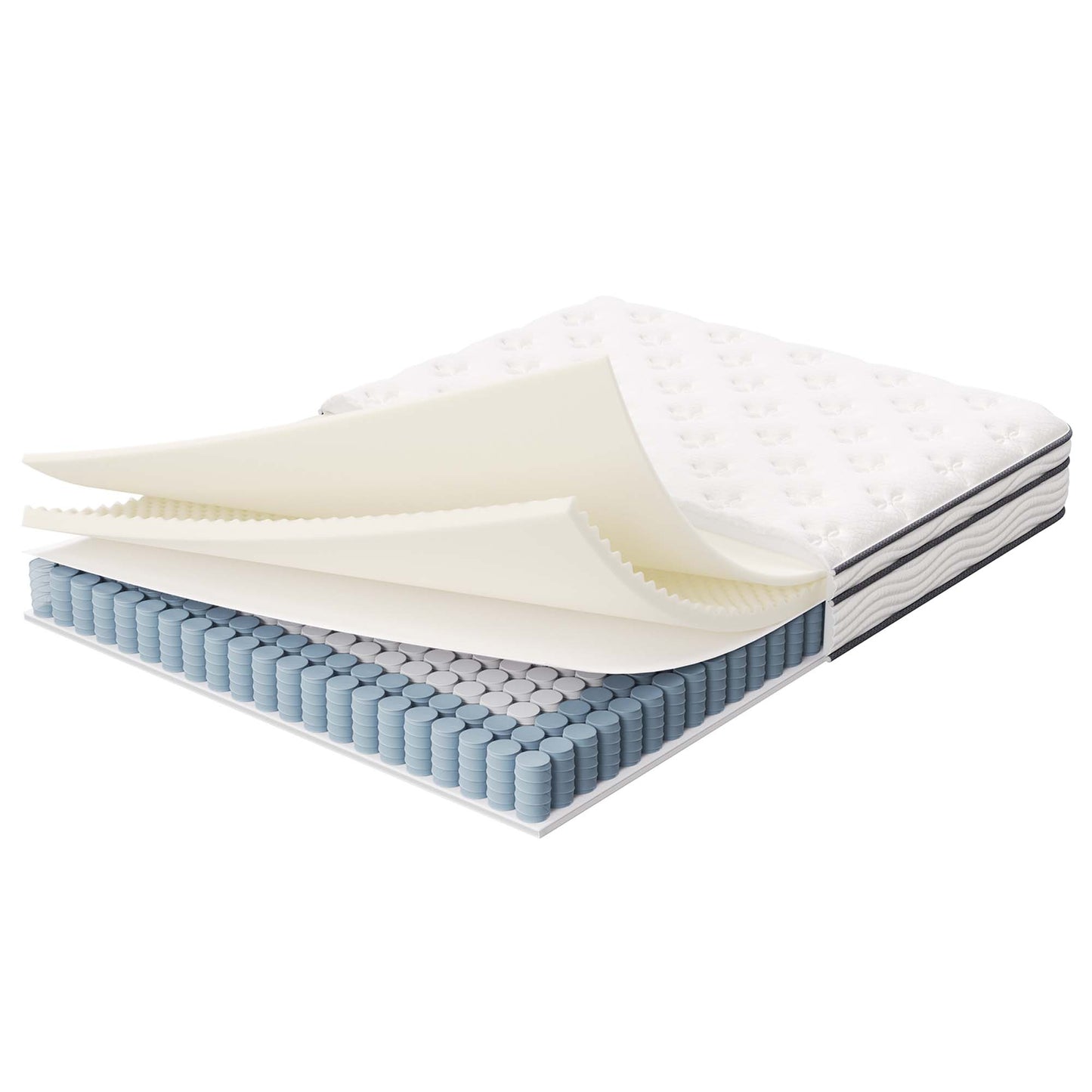 Jenna 8" Innerspring and Foam Full Mattress by Modway MOD-6134-WHI