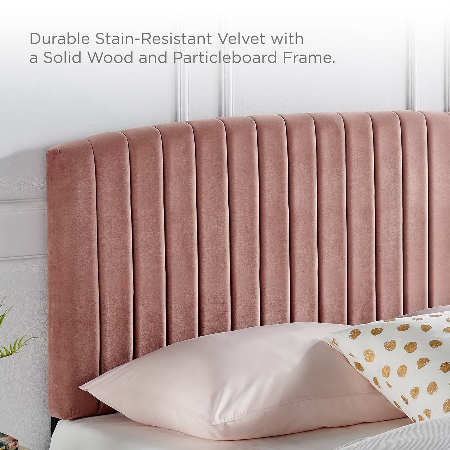 Rebecca Performance Velvet Full / Queen Headboard by Modway MOD-6141-DUS
