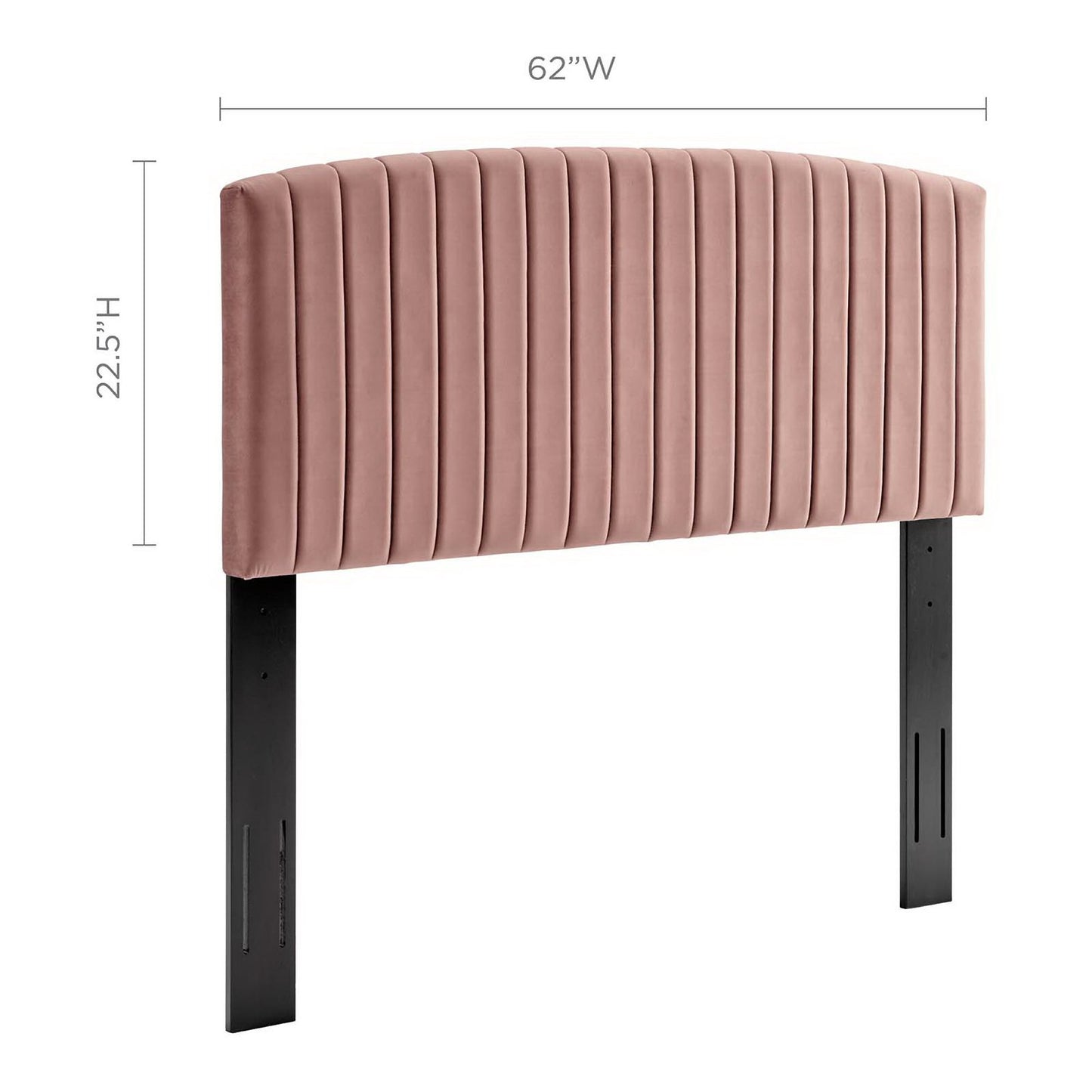 Rebecca Performance Velvet Full / Queen Headboard by Modway MOD-6141-DUS