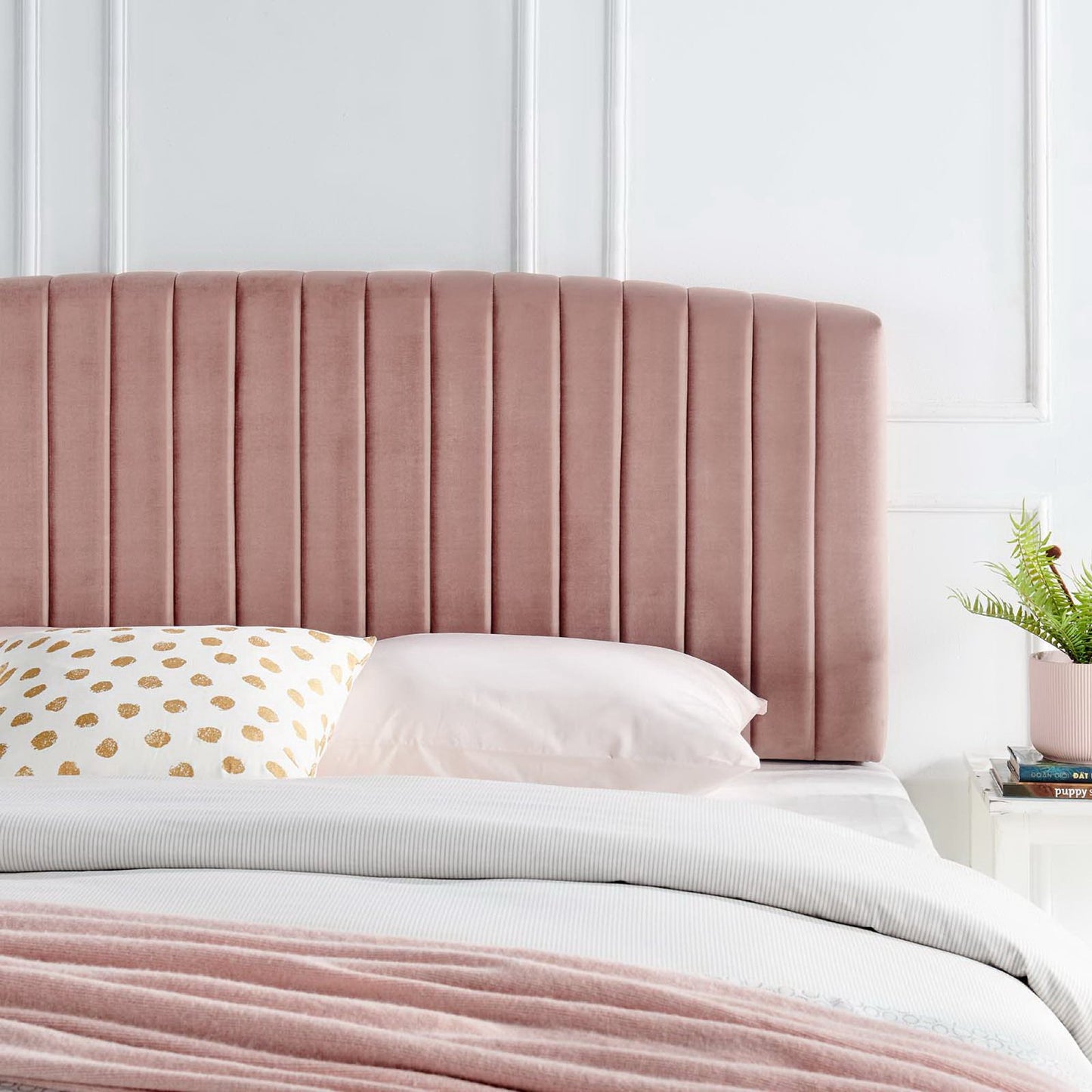 Rebecca Performance Velvet Full / Queen Headboard by Modway MOD-6141-DUS