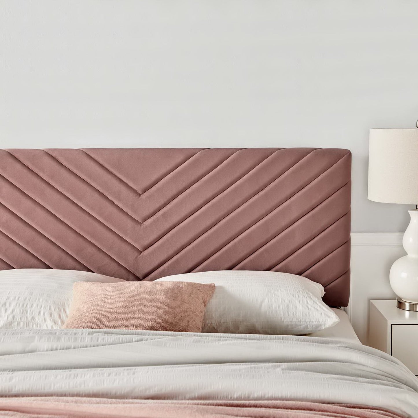 Alyson Angular Channel Tufted Performance Velvet Full / Queen Headboard by Modway MOD-6144-DUS