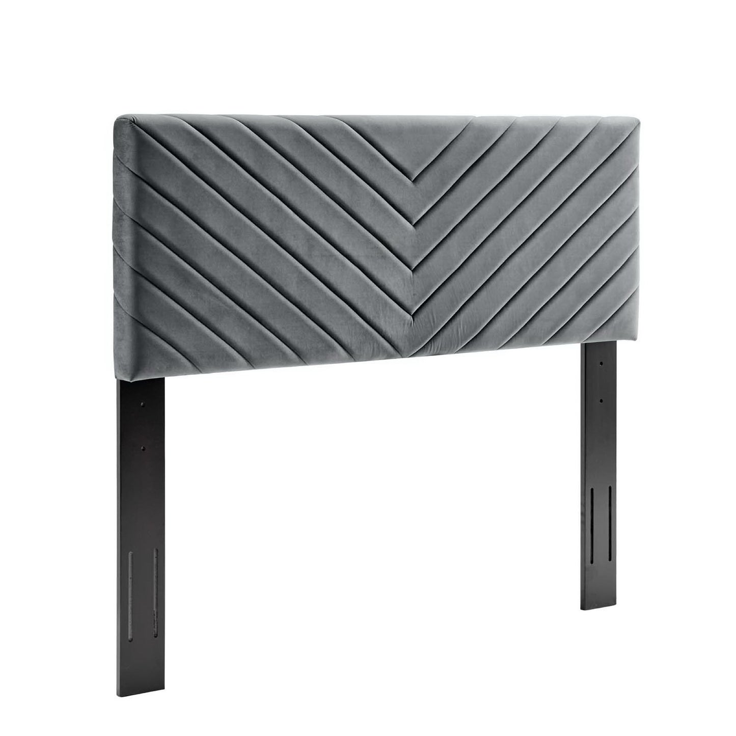 Alyson Angular Channel Tufted Performance Velvet King / California King Headboard by Modway