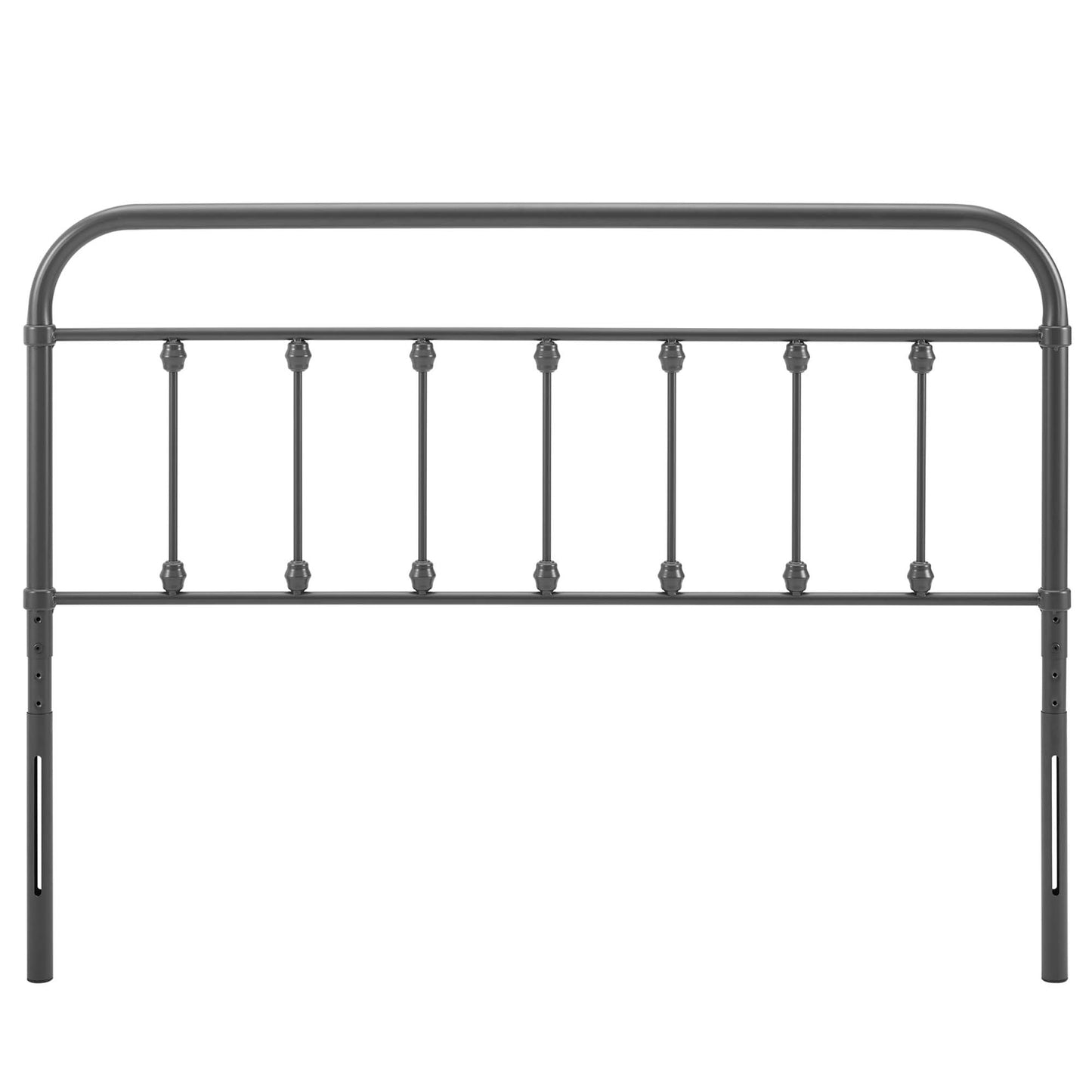 Sage Metal King Headboard by Modway Gray
