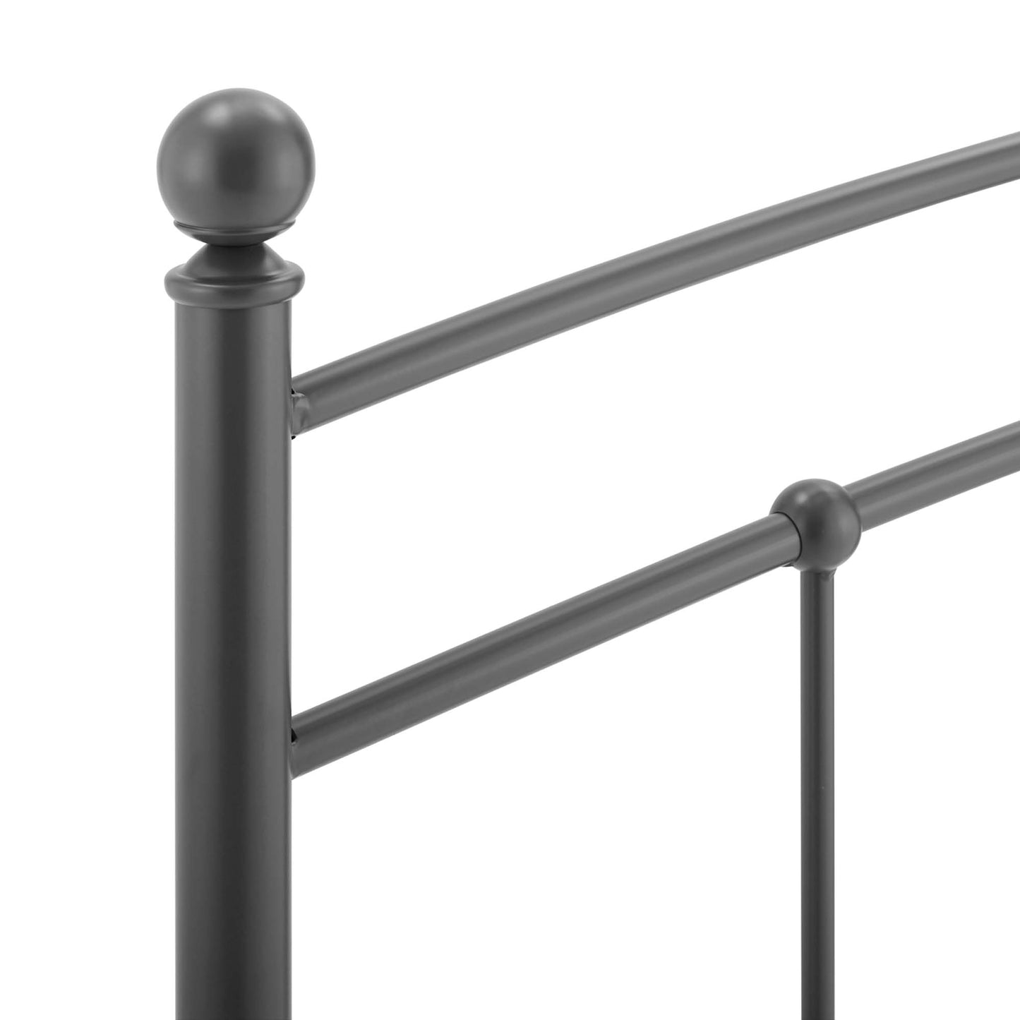 Abigail Metal King Headboard by Modway Gray MOD-6159-GRY