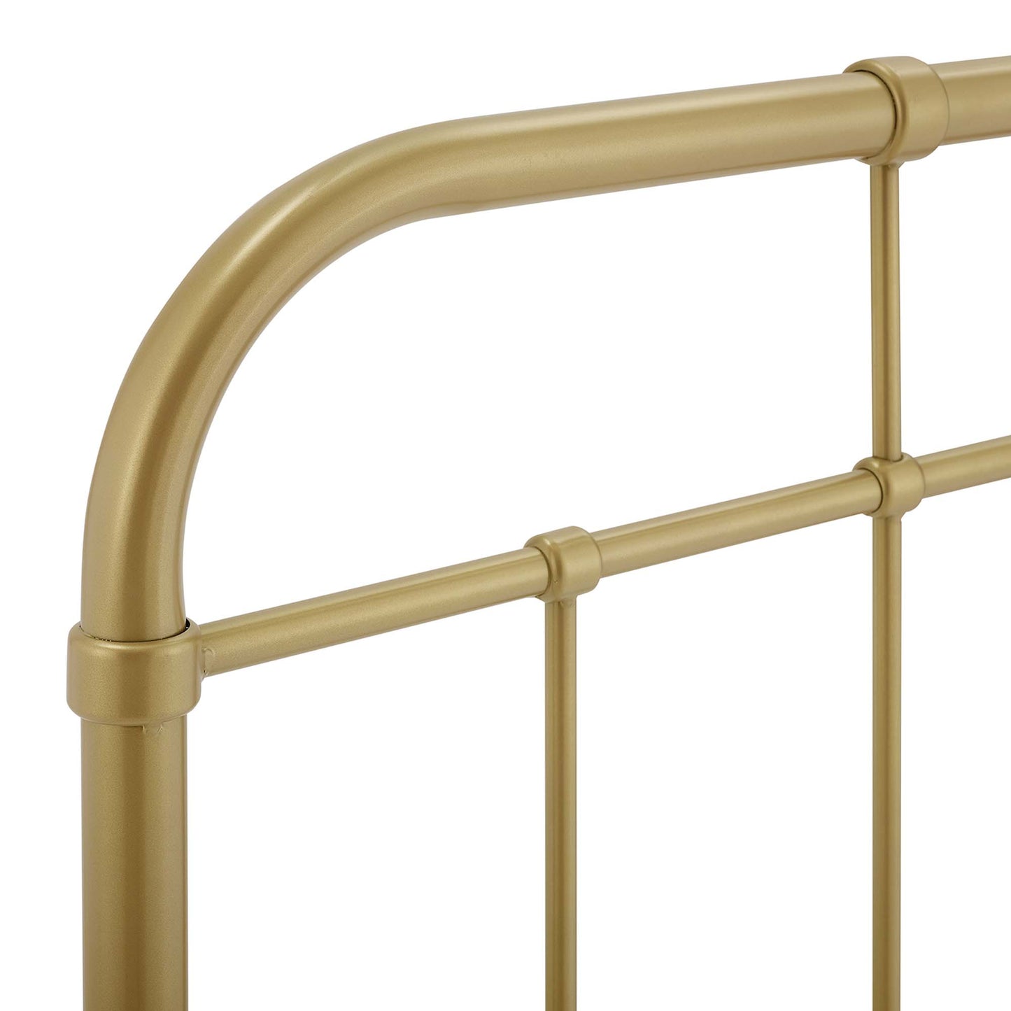 Alessia Metal Twin Headboard by Modway Gold