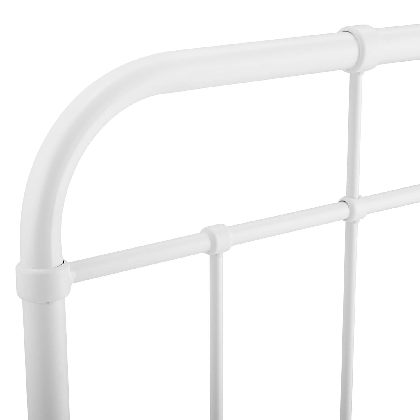 Alessia Metal Twin Headboard by Modway White