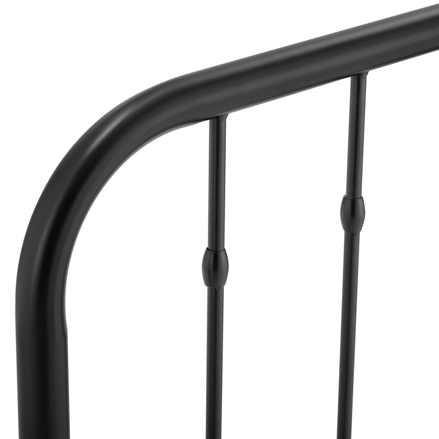 Lennon Metal Twin Headboard by Modway Black MOD-6164-BLK