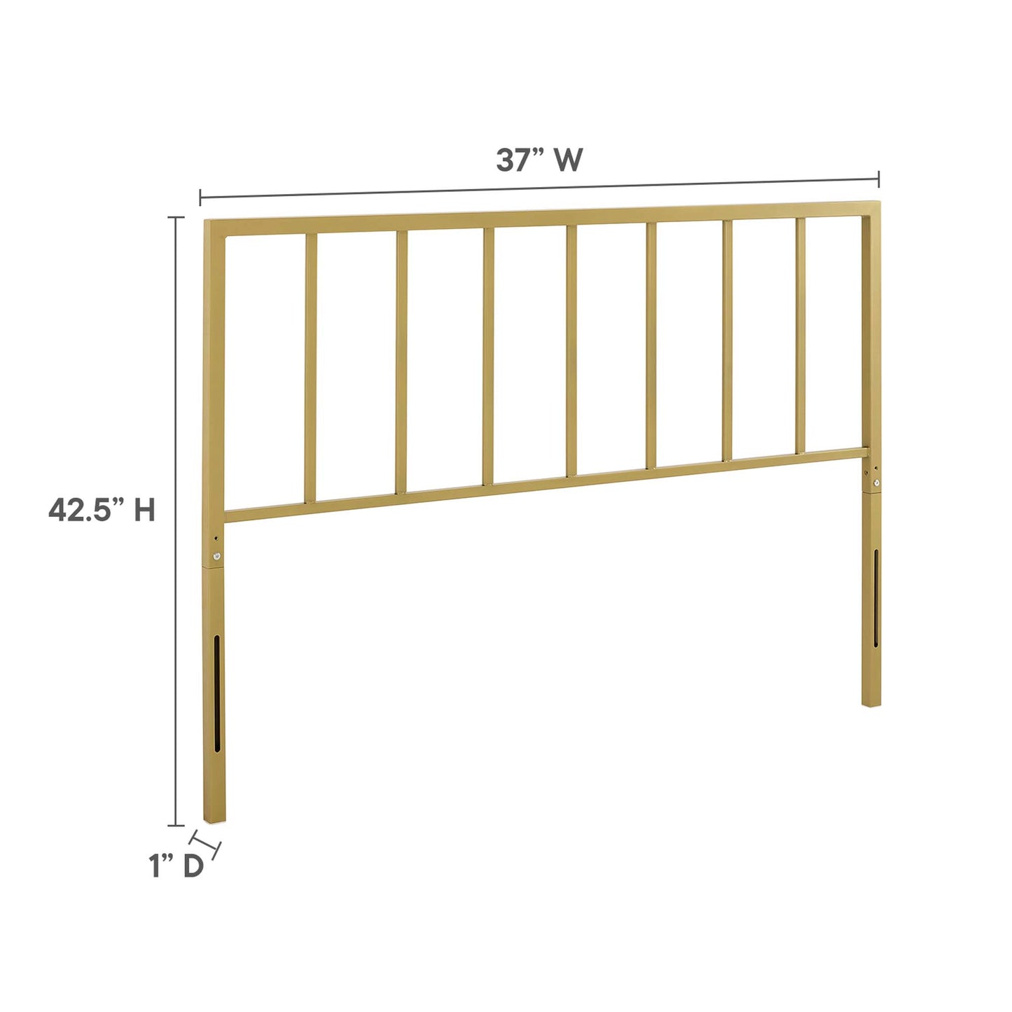 Tatum Metal Twin Headboard by Modway