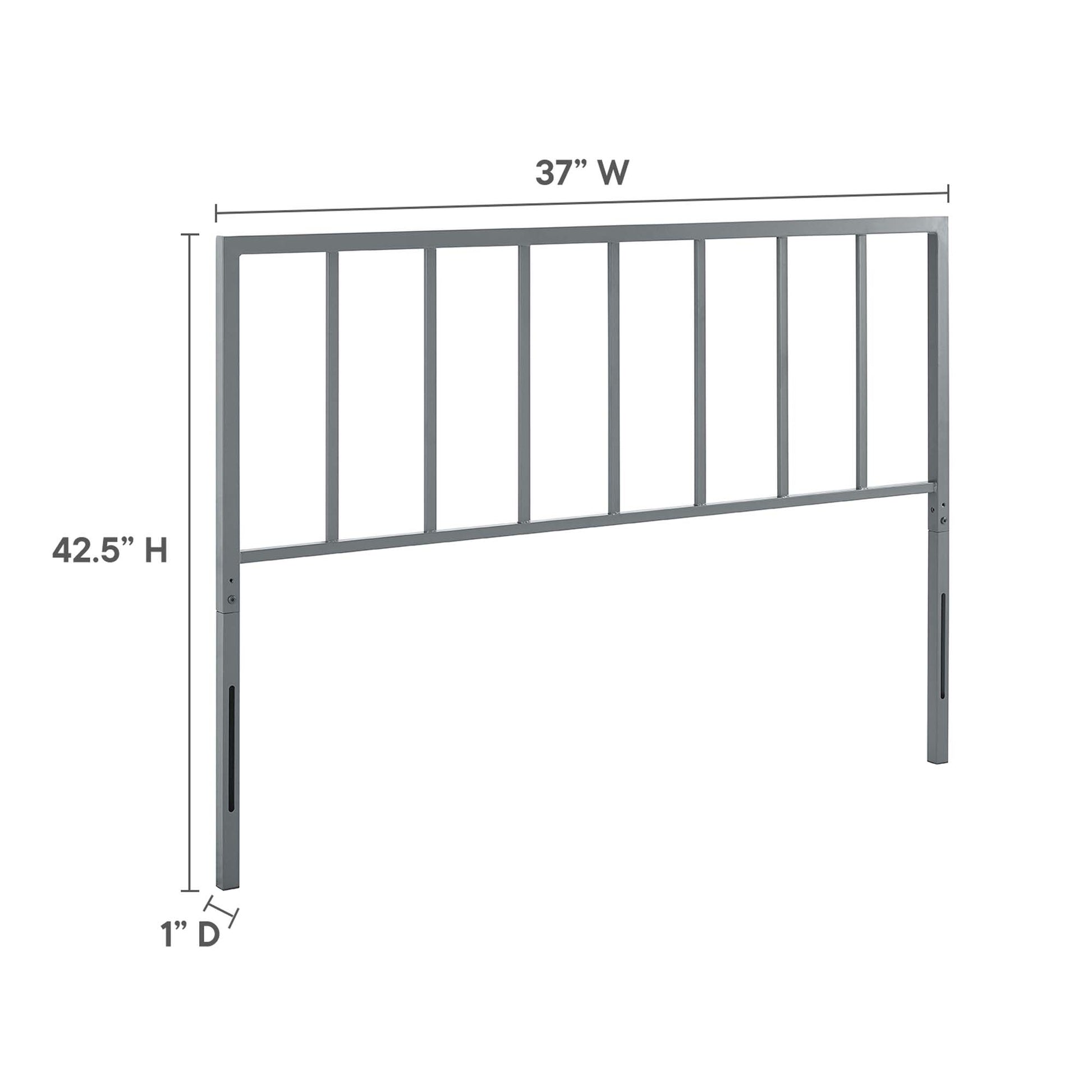 Tatum Metal Twin Headboard by Modway