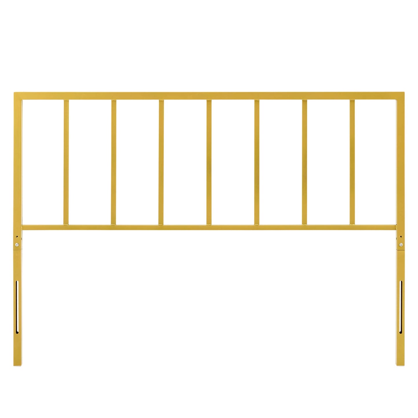 Tatum Metal Headboard by Modway in Black and Gold