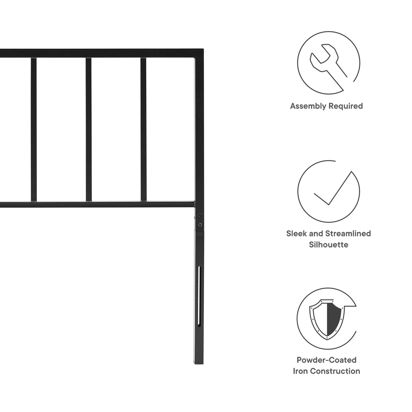 Tatum Metal King Headboard by Modway